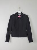 Women's Vintage Black Tailored Jacket Warehouse S image