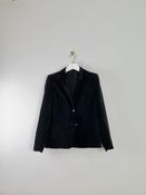 Women’s Vintage Black Velvet Tailored Jacket S image