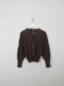 Women's Vintage Brown Austrian Cardigan XS/S