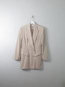 Women's Vintage Cream Blazer S image