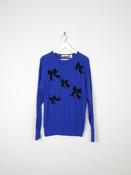Women's Vintage Electric Blue Jumper M