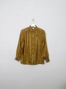 Women's Vintage Green Blouse M