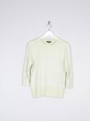 Women’s Vintage Lime Bruce By Bruce Oldfield Lurex Knit Style Top S image