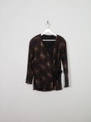 Women's Vintage Lurex Pleated Top M/L image