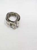 Women's Vintage Silver Metal Belt S-M image