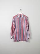 men;s Vintage Striped Shirt 1970s L image