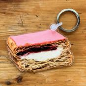 The Pink Slice Keyring image