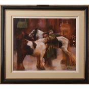 Horse Smithfield horse fair Dublin image