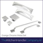 Grange Chrome Handle &amp;amp; Door Knob Set image