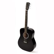 Acoustic Guitar Starter Pack - Dreadnought Black (&amp; Free Strap!)
