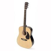 Acoustic Guitar Starter Pack - Dreadnought Natural (&amp; Free strap!)