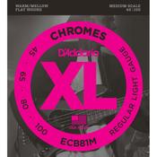 D'Addario Chromes Flatwound D Bass Guitar Strings