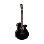 TANGLEWOOD TSF CE BK - Black Acoustic Guitar