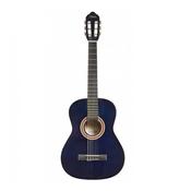 Valencia Classical Guitar Pack - 3/4 Size - Blue (Includes bag, plecs &amp; tuner)