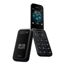 Nokia 2660 Flip 4G Black Mobile Phone with 2.8 inch Screen, Large Buttons, 1450 mAh Battery, Emergency Button, FM Radio, MP3 Player, Hearing Aid Compatible