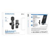 Borofone BFK12 Trophy Lavalier, USB-C / Lightning, Black image