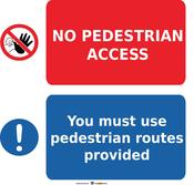 No Pedestrian Access Routes image
