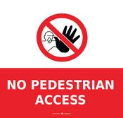 No Pedestrian Access image