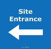 Site Entrance - Left Arrow image