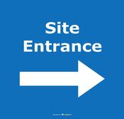 Site Entrance - Right Arrow image