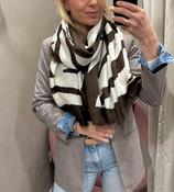 Solange scarf brown/cream image