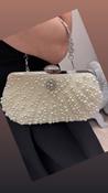 8802 ivory pearl in shell clutch