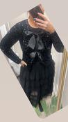 BLACK LORI BOW TIE TOP image