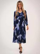 HANNAH DRESS IN NAVY PRINT