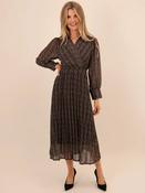 Black print positano dress image