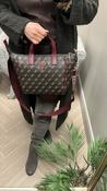 Guess brown logo follie latona travel bag Lq9676019