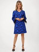 BLUE TAYLOR MINI SHIFT DRESS image
