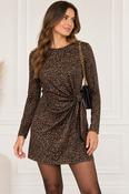 Renaud leopard dress image