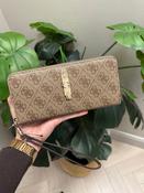 Guess YVONNE latte LOGO SLG SG2378146