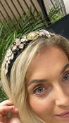 Lara black  stone hairband image
