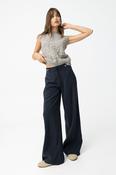 Camelia navy trousers wide leg image