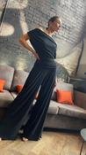 Carbon black jersey jumpsuit image