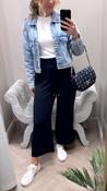 Francesca navy trousers image