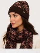 Guess Hat &amp; Scarf Gift Set in chocolate GFBOXWP6401 - BWL