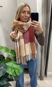 Olivia rust multi scarf image