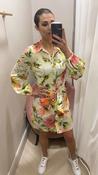 Guess peony floral shirt dress W5GK65WH6C0 image