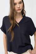 Caminho navy top