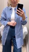 Guess blue and white striped  w6gh39w1849- sbob