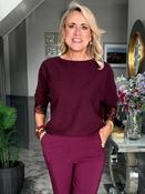 Plum Blakey lace knit jumper image