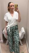 Nolita green print trousers image