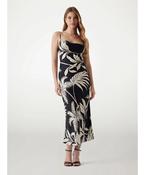 Guess akilina  boack satin slip dress w5gk85wh9c2
