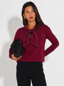 Plum Presley knit top image
