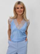 LAUREN BABY BLUE LACE CAMI TOP