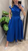 Betty Asymmetric Midi Dress Cobalt image