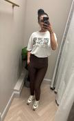 Brown  Rachel scuba jeggings