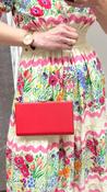 Verde  red clutch